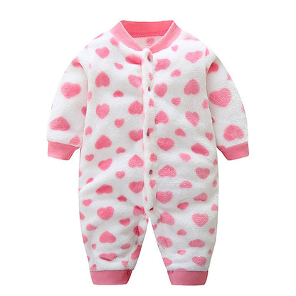 Warm jumpsuits for newborn babies