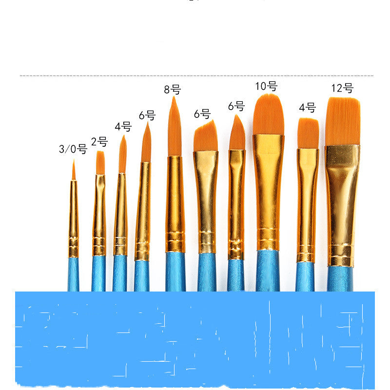 Gouache Brush Set Watercolor Line Pen Round Head