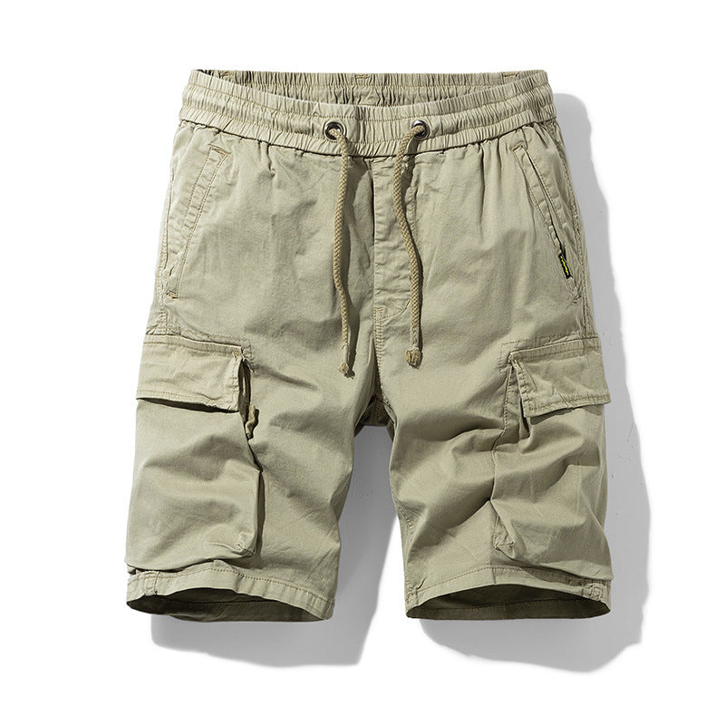 Cropped Pants Men's Loose Cargo Shorts Men's Korean-style Fashionable Casual Pants