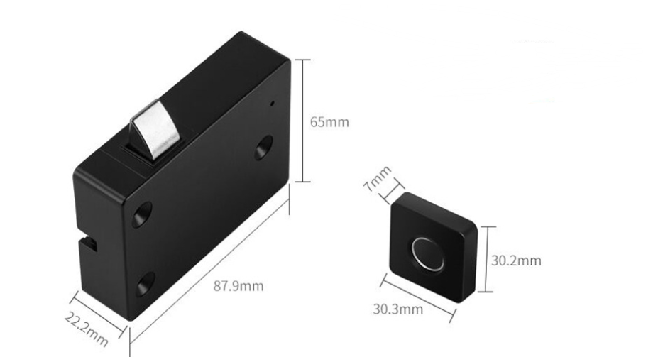 Intelligent Eletric Fingerprint Furniture Lock Cabinet Drawer Lock