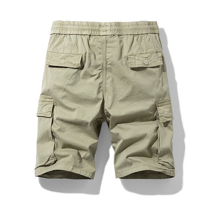 Cropped Pants Men's Loose Cargo Shorts Men's Korean-style Fashionable Casual Pants