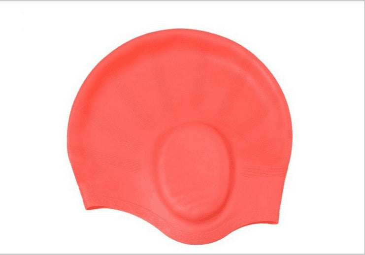 Keep Dry Unisex Waterproof Ear-protecting Swimming Cap