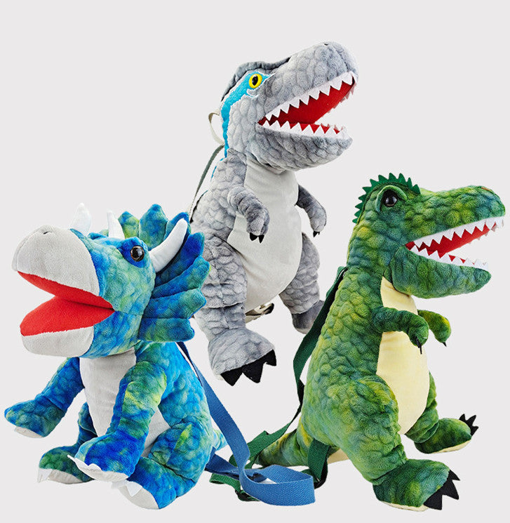 Dinosaur Backpack Cartoon Children Simulation