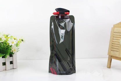 Outdoor folding drinking bag