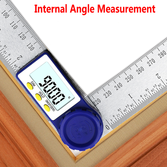 Multifunctional woodworking electronic ruler