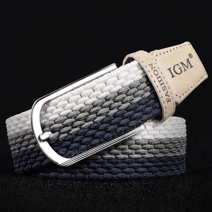 Winter Tide Breathable Strong Stretch Canvas Woven Belt