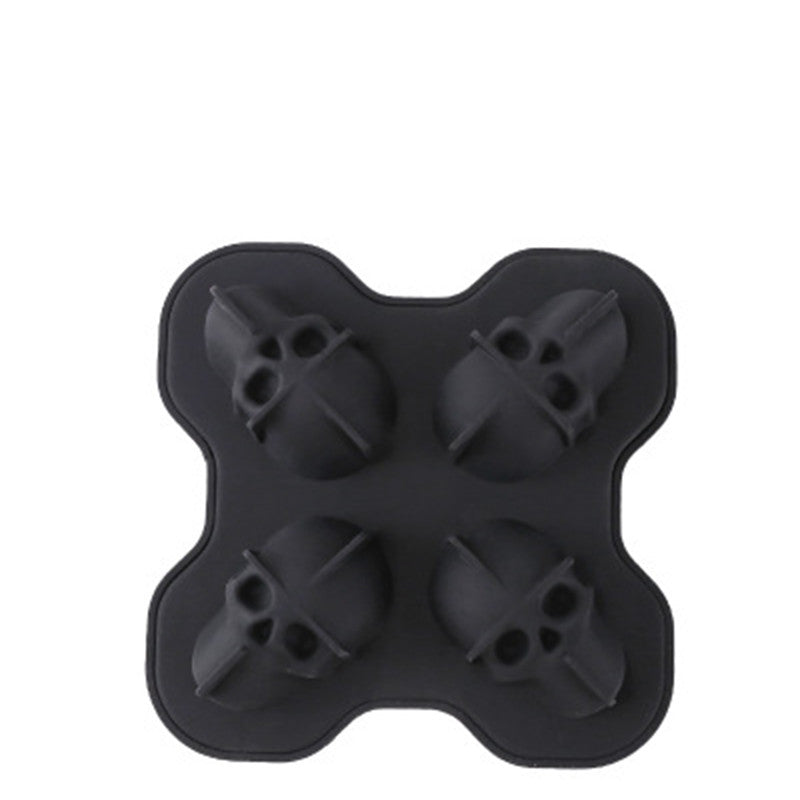 Large Square Black Silicone Ice Cube Mold