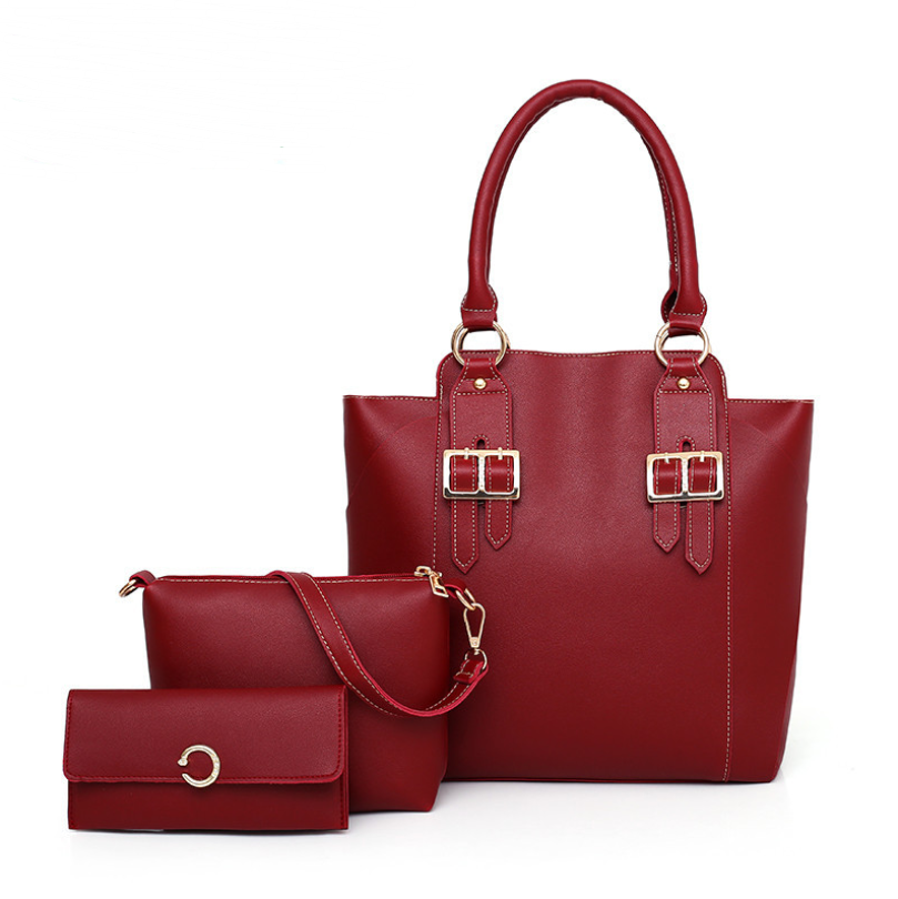 Women Handbag Shoulder Bag Purse Set