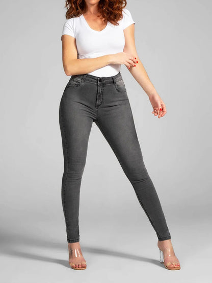 Slim-fit Stretch High Waist Skinny Jeans Women's Trousers