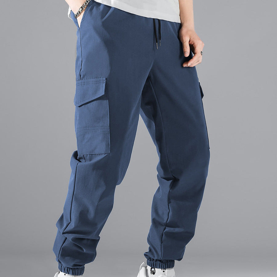 Men's Multi-pocket Workwear Pants High Street