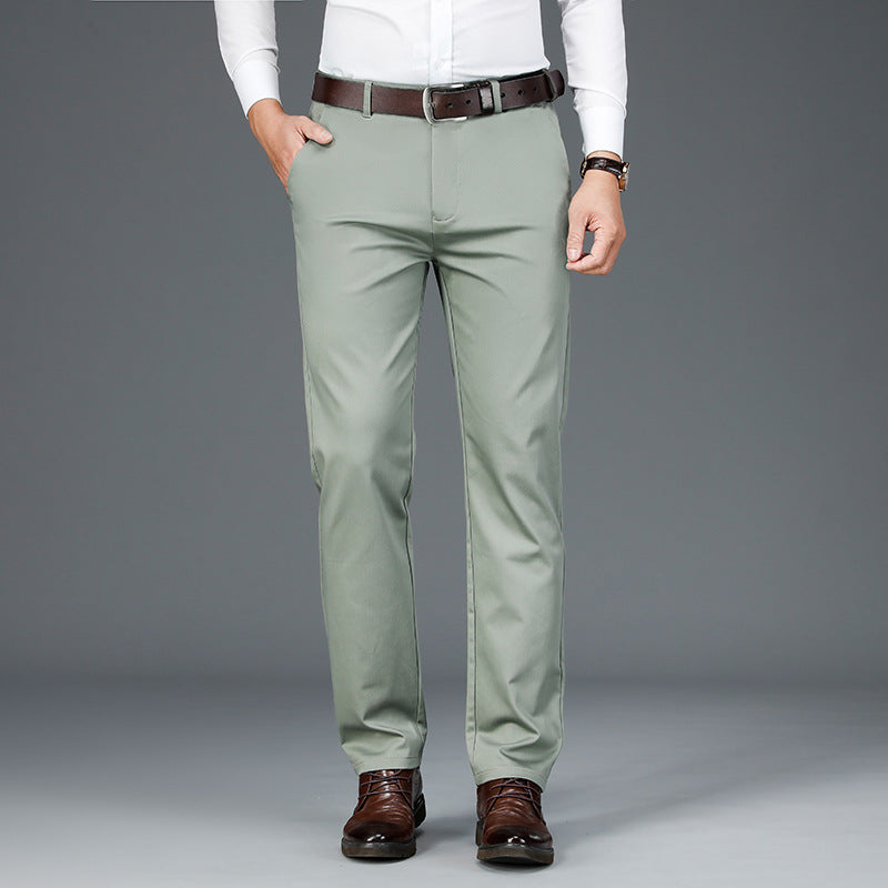 Men's Middle-aged Loose Business Casual Pants