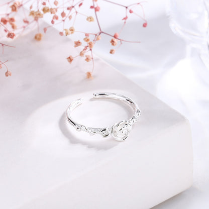 Fashion Female Flower Index Finger Ring