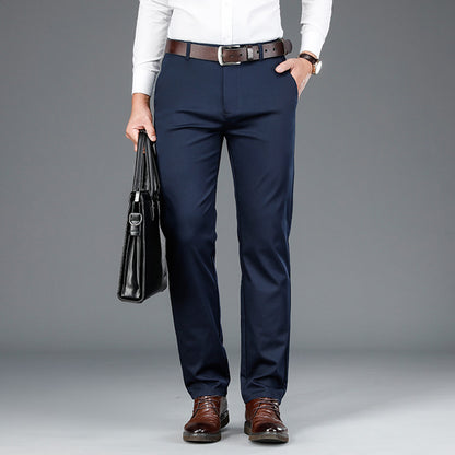 Men's Middle-aged Loose Business Casual Pants