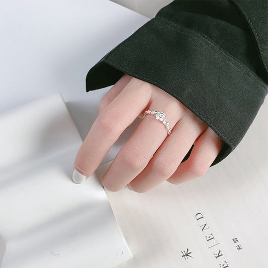 Fashion Female Flower Index Finger Ring