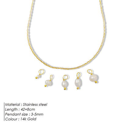 Baroque Shaped Freshwater Pearl Necklace