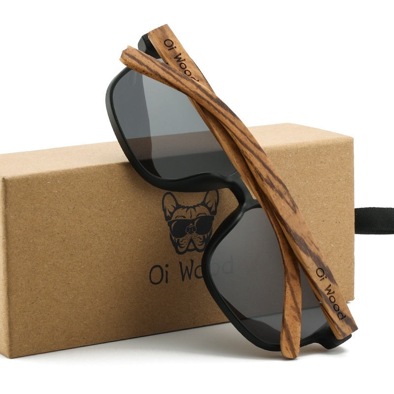 Wooden Sunglasses Polarized Sun Protection Vintage Sunglasses