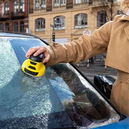 Cordless electric ice scraper with long battery life, portable for defrosting car windows