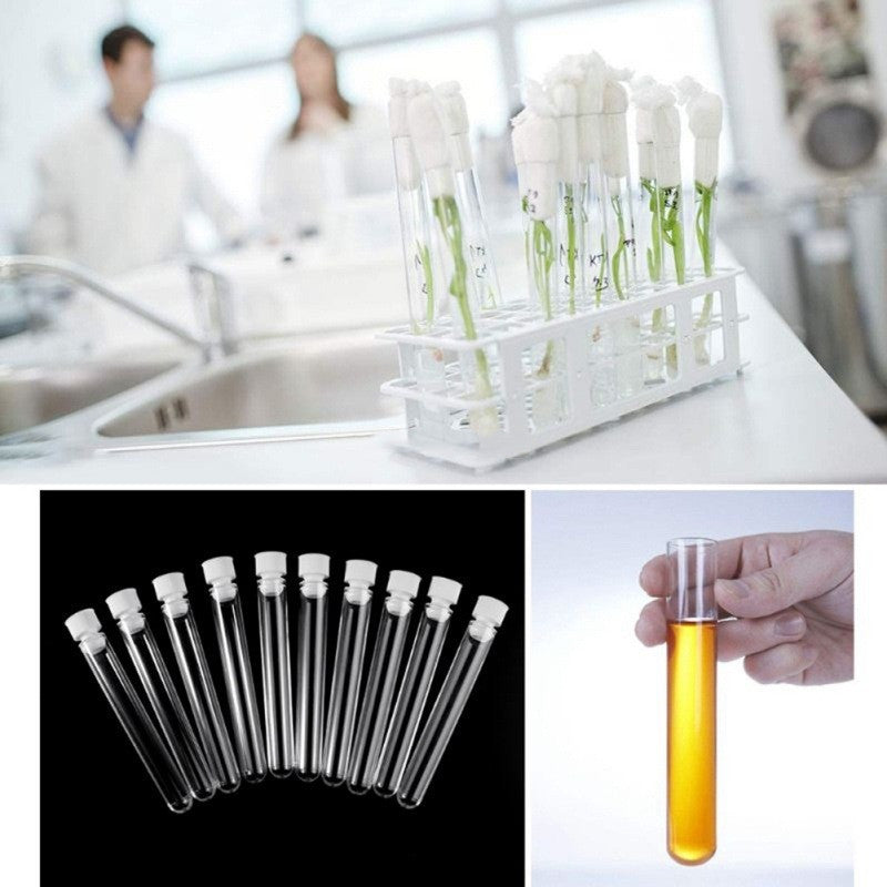 Transparent Laboratory Transparent Plastic Test Tube Vial