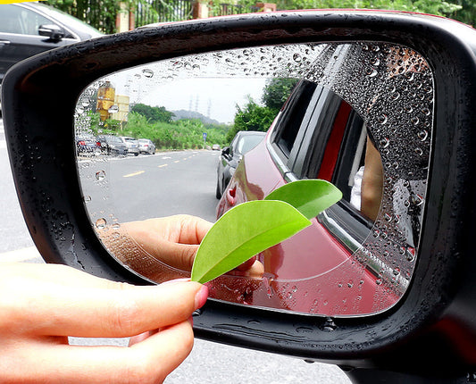 Pellicola antipioggia e antifog per specchietti retrovisori dell'auto con tecnologia nano